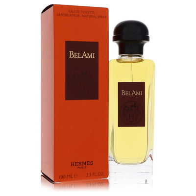 An image displaying Bel Ami by Hermes Eau De Toilette Spray 3.4 oz for Men by Hermes