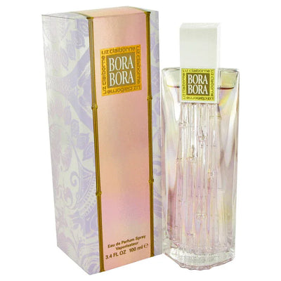 An image displaying Bora Bora by Liz Claiborne Eau De Parfum Spray 3.4 oz for Women by Liz Claiborne