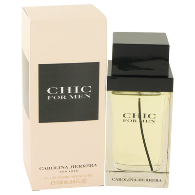 An image displaying Chic by Carolina Herrera Eau De Toilette Spray for Men by Carolina Herrera