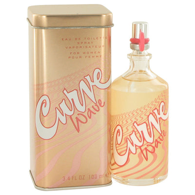 An image displaying Curve Wave by Liz Claiborne Eau De Toilette Spray 3.4 oz for Women by Liz Claiborne