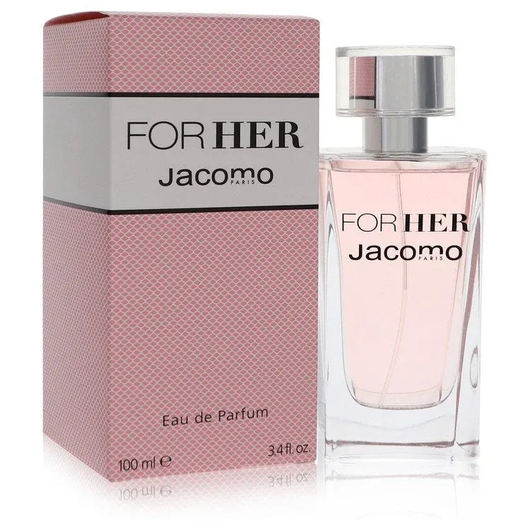An image displaying Jacomo De Jacomo by Jacomo Eau De Parfum Spray 3.4 oz for Women by Jacomo