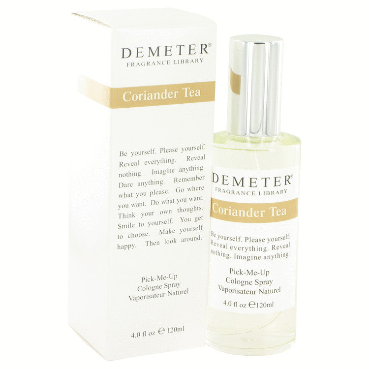 An image displaying Demeter Coriander Tea by Demeter Cologne Spray 4 oz for Women by Demeter