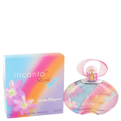An image displaying Incanto Shine by Salvatore Ferragamo Eau De Toilette Spray for Women by Salvatore Ferragamo