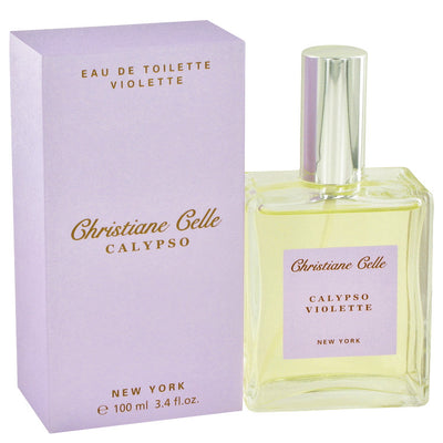 An image displaying Calypso Violette by Calypso Christiane Celle Eau De Toilette Spray 3.4 oz for Women by Calypso Christiane Celle