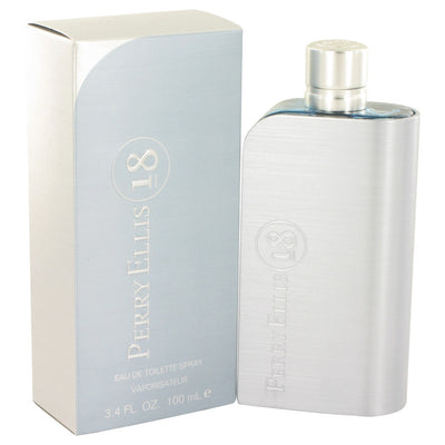An image displaying Perry Ellis 18 by Perry Ellis Eau De Toilette Spray for Men by Perry Ellis