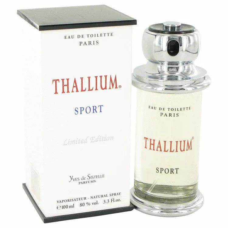 An image displaying Thallium Sport by Parfums Jacques Evard Eau De Toilette Spray (Limited Edition) 3.4 oz for Men by Parfums Jacques Evard