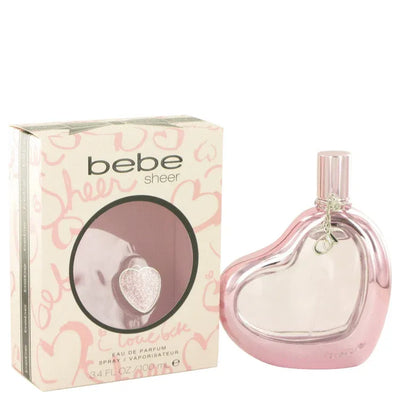 An image displaying Bebe Sheer by Bebe Eau De Parfum Spray 3.4 oz for Women by Bebe