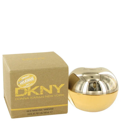 An image displaying Golden Delicious DKNY by Donna Karan Eau De Parfum Spray for Women by Donna Karan
