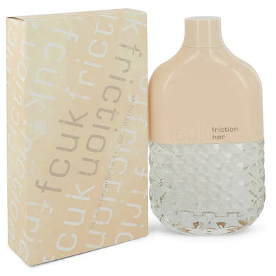 An image displaying FCUK Friction by French Connection Eau De Parfum Spray 3.4 oz for Women by French Connection