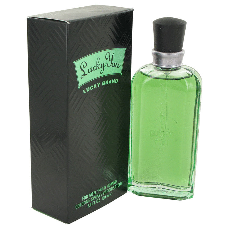 An image displaying LUCKY YOU by Liz Claiborne Cologne Spray for Men by Liz Claiborne