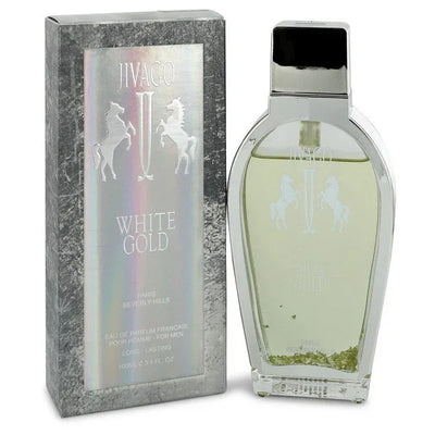 An image displaying Jivago White Gold by Ilana Jivago Eau De Parfum Spray 3.4 oz for Men by Ilana Jivago