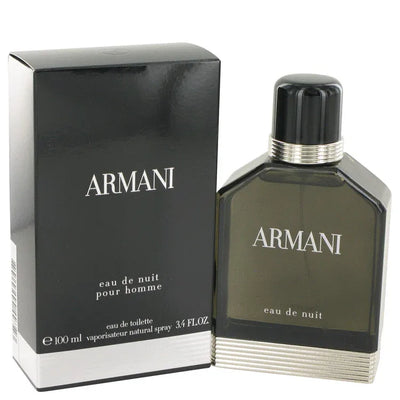An image displaying Armani Eau De Nuit by Giorgio Armani Eau De Toilette Spray for Men by Giorgio Armani