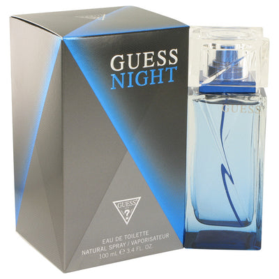 An image displaying Guess Night by Guess Eau De Toilette Spray 3.4 oz for Men by Guess