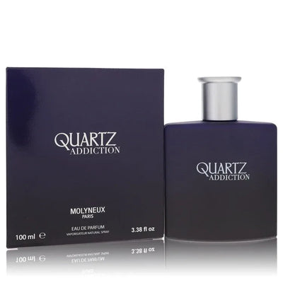 An image displaying Quartz Addiction by Molyneux Eau De Parfum Spray 3.4 oz for Men by Molyneux