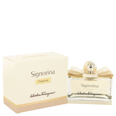 An image displaying Signorina Eleganza by Salvatore Ferragamo Eau De Parfum Spray oz for Women by Salvatore Ferragamo