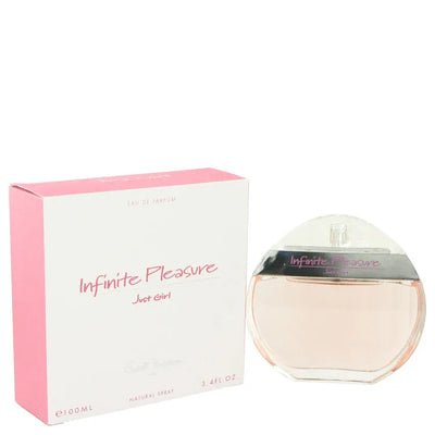 An image displaying Infinite Pleasure Just Girl by Estelle Vendome Eau De Parfum Spray 3.4 oz for Women by Estelle Vendome