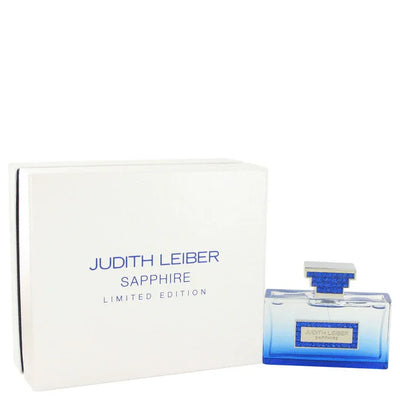 An image displaying Judith Leiber Saphire by Judith Leiber Eau De Parfum Spray (Limited Edition) 2.5 oz for Women by Judith Leiber