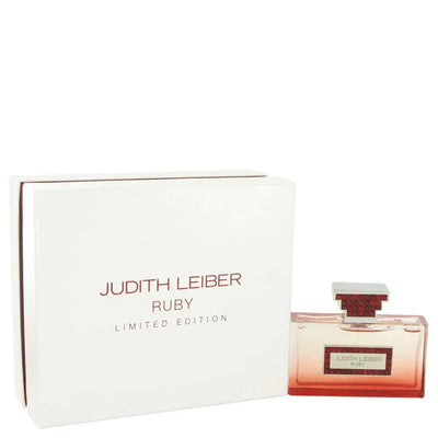 An image displaying Judith Leiber Ruby by Judith Leiber Eau De Parfum Spray 2.5 oz for Women by Judith Leiber