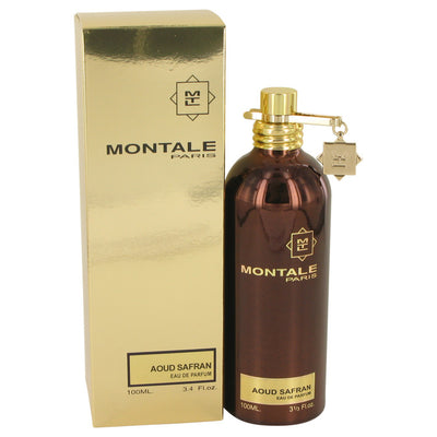 An image displaying Montale Aoud Safran by Montale Eau De Parfum Spray 3.4 oz for Women by Montale