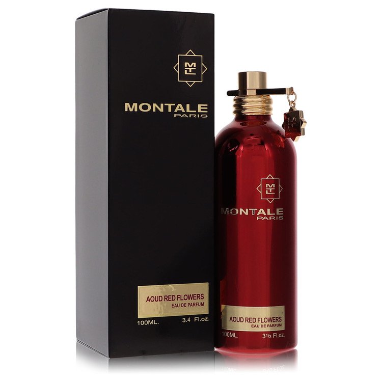 An image displaying Montale Aoud Red Flowers by Montale Eau De Parfum Spray 3.3 oz for Women by Montale