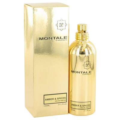 An image displaying Montale Amber & Spices by Montale Eau De Parfum Spray (Unisex) 3.3 oz for Women by Montale