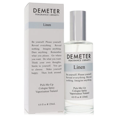 An image displaying Demeter Linen by Demeter Cologne Spray 4 oz for Women by Demeter