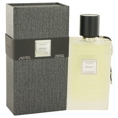 An image displaying Les Compositions Parfumees Bronze by Lalique Eau De Parfum Spray 3.3 oz for Women by Lalique