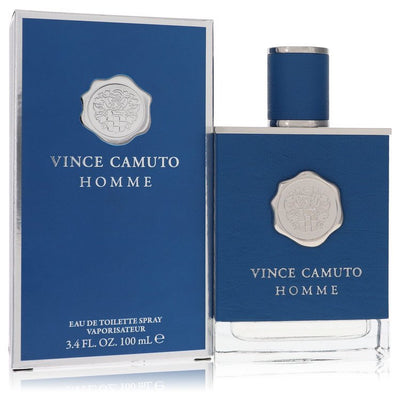 An image displaying Vince Camuto Homme by Vince Camuto Eau De Toilette Spray 3.4 oz for Men by Vince Camuto