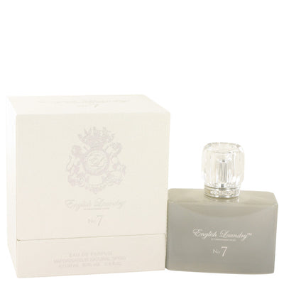 An image displaying English Laundry No. 7 by English Laundry Eau De Parfum Spray 3.4 oz for Women by English Laundry