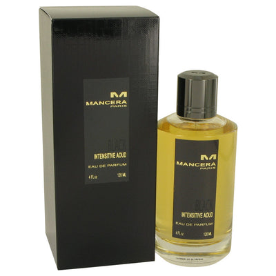 An image displaying Mancera Intensitive Aoud Black by Mancera Eau De Parfum Spray (Unisex) 4 oz for Women by Mancera