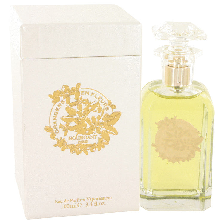 An image displaying Orangers En Fleurs by Houbigant Eau De Parfum Spray 3.4 oz for Women by Houbigant
