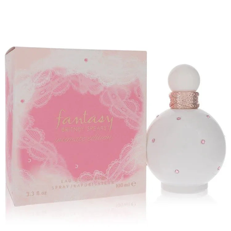 An image displaying Fantasy by Britney Spears Eau De Parfum Spray (Intimate Edition) 3.3 oz for Women by Britney Spears