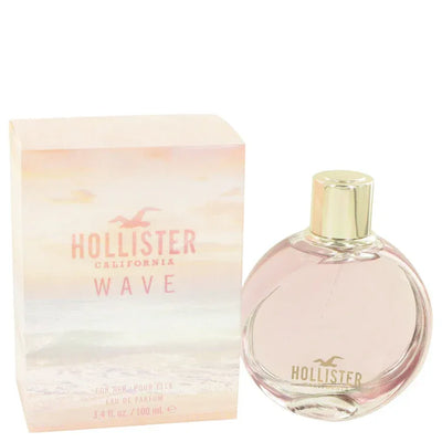 An image displaying Hollister Wave by Hollister Eau De Parfum Spray 3.4 oz for Women by Hollister