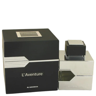 An image displaying L'aventure by Al Haramain Eau De Parfum Spray for Men by Al Haramain