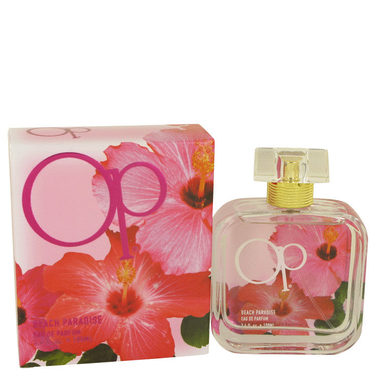 An image displaying Beach Paradise by Ocean Pacific Eau De Parfum Spray 3.4 oz for Women by Ocean Pacific