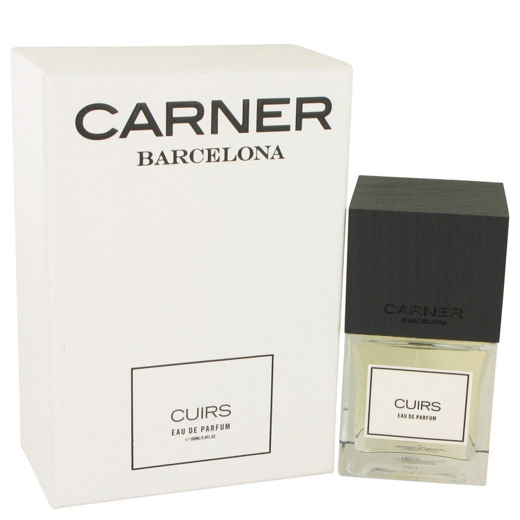 An image displaying Cuirs by Carner Barcelona Eau De Parfum Spray 3.4 oz for Women by Carner Barcelona