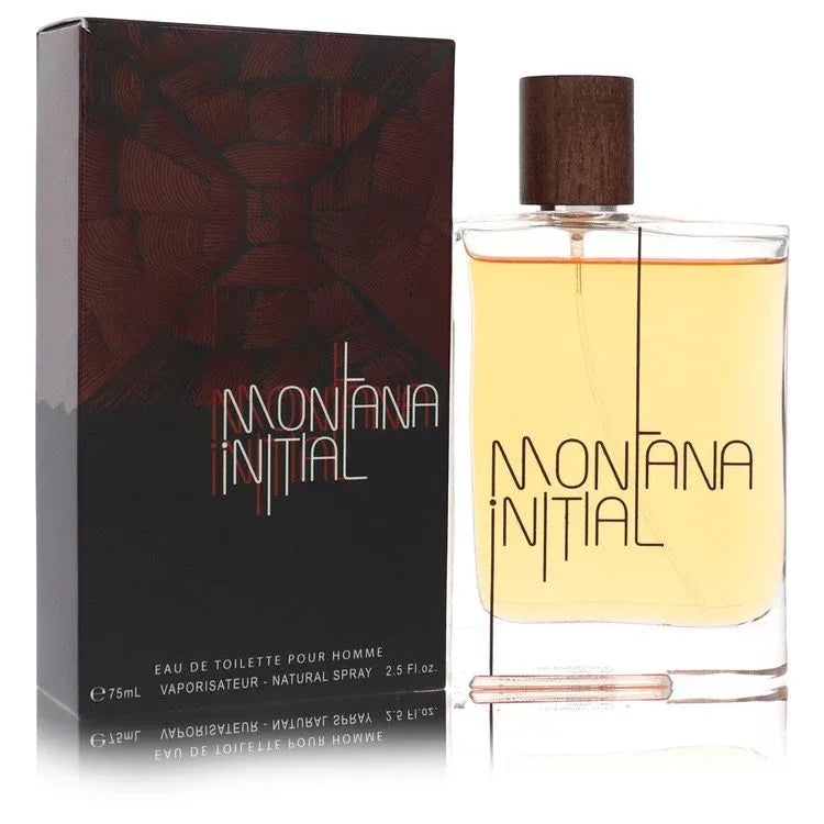 An image displaying Montana Initial by Montana Eau De Toilette Spray 2.5 oz for Men by Montana