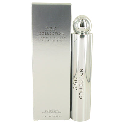 An image displaying Perry Ellis 360 Collection by Perry Ellis Eau De Toilette Spray 3.4 oz for Men by Perry Ellis