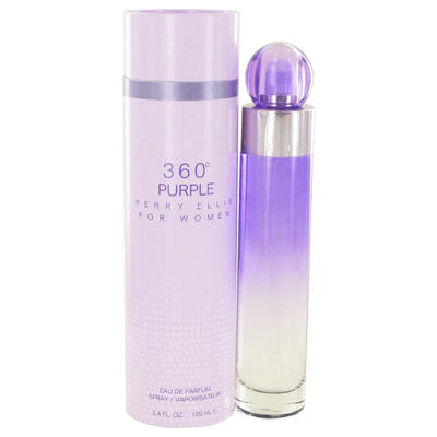 An image displaying Perry Ellis 360 Purple by Perry Ellis Eau De Parfum Spray for Women by Perry Ellis