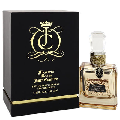 An image displaying Juicy Couture Majestic Woods by Juicy Couture Eau De Parfum Spray 3.4 oz for Women by Juicy Couture