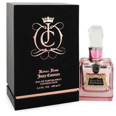 An image displaying Juicy Couture Royal Rose by Juicy Couture Eau De Parfum Spray 3.4 oz for Women by Juicy Couture