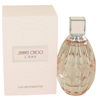 An image displaying Jimmy Choo L'eau by Jimmy Choo Eau De Toilette Spray 3 oz for Women by Jimmy Choo