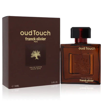 An image displaying Franck Olivier Oud Touch by Franck Olivier Eau De Parfum Spray 3.4 oz for Men by Franck Olivier