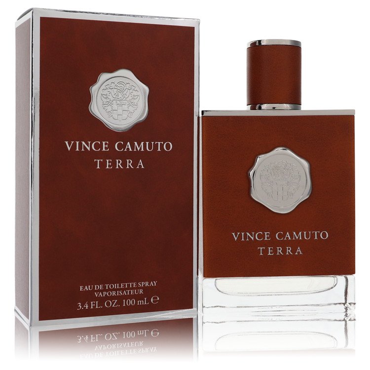 An image displaying Vince Camuto Terra by Vince Camuto Eau De Toilette Spray 3.4 oz for Men by Vince Camuto