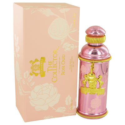 An image displaying Alexandre J Rose Oud by Alexandre J Eau De Parfum Spray 3.4 oz for Women by Alexandre J