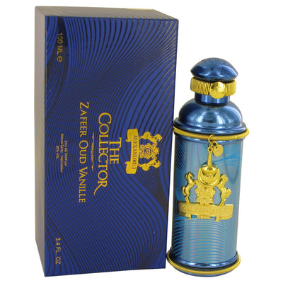 An image displaying Zafeer Oud Vanille by Alexandre J Eau De Parfum Spray 3.4 oz for Women by Alexandre J