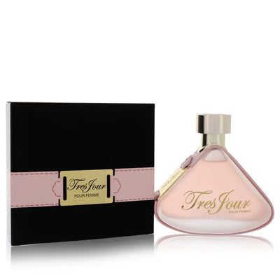 An image displaying Armaf Tres Jour by Armaf Eau De Parfum Spray 3.4 oz for Women by Armaf