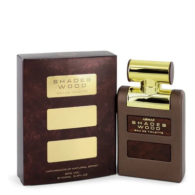An image displaying Armaf Shades Wood by Armaf Eau De Parfum Spray 3.4 oz for Men by Armaf