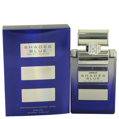 An image displaying Armaf Shades Blue by Armaf Eau De Toilette Spray 3.4 oz for Men by Armaf