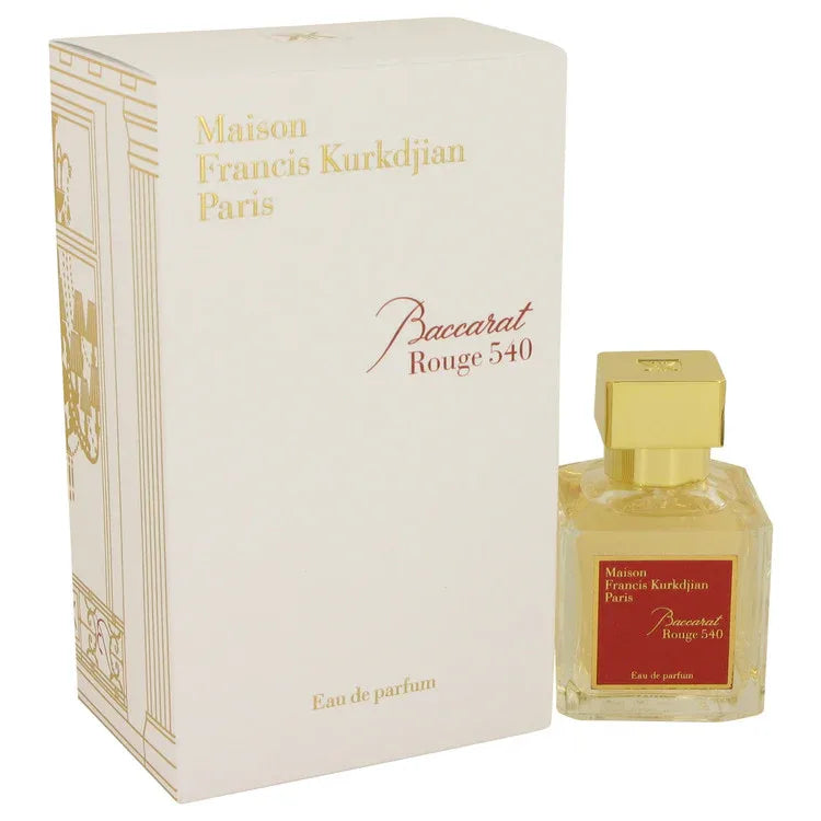 An image displaying Baccarat Rouge 540 by Maison Francis Kurkdjian Eau De Parfum Spray for Women by Maison Francis Kurkdjian